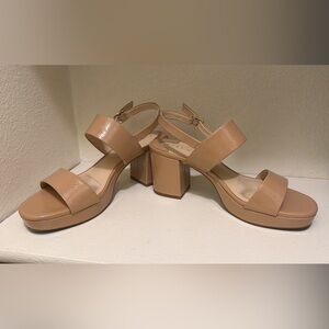 Alex Marie Tan Block Heel Sandals